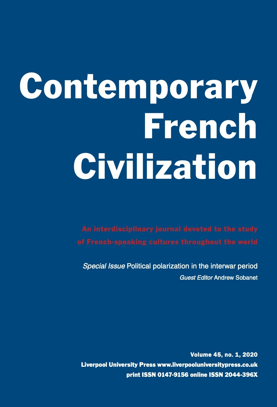 Contemporary French Civilization