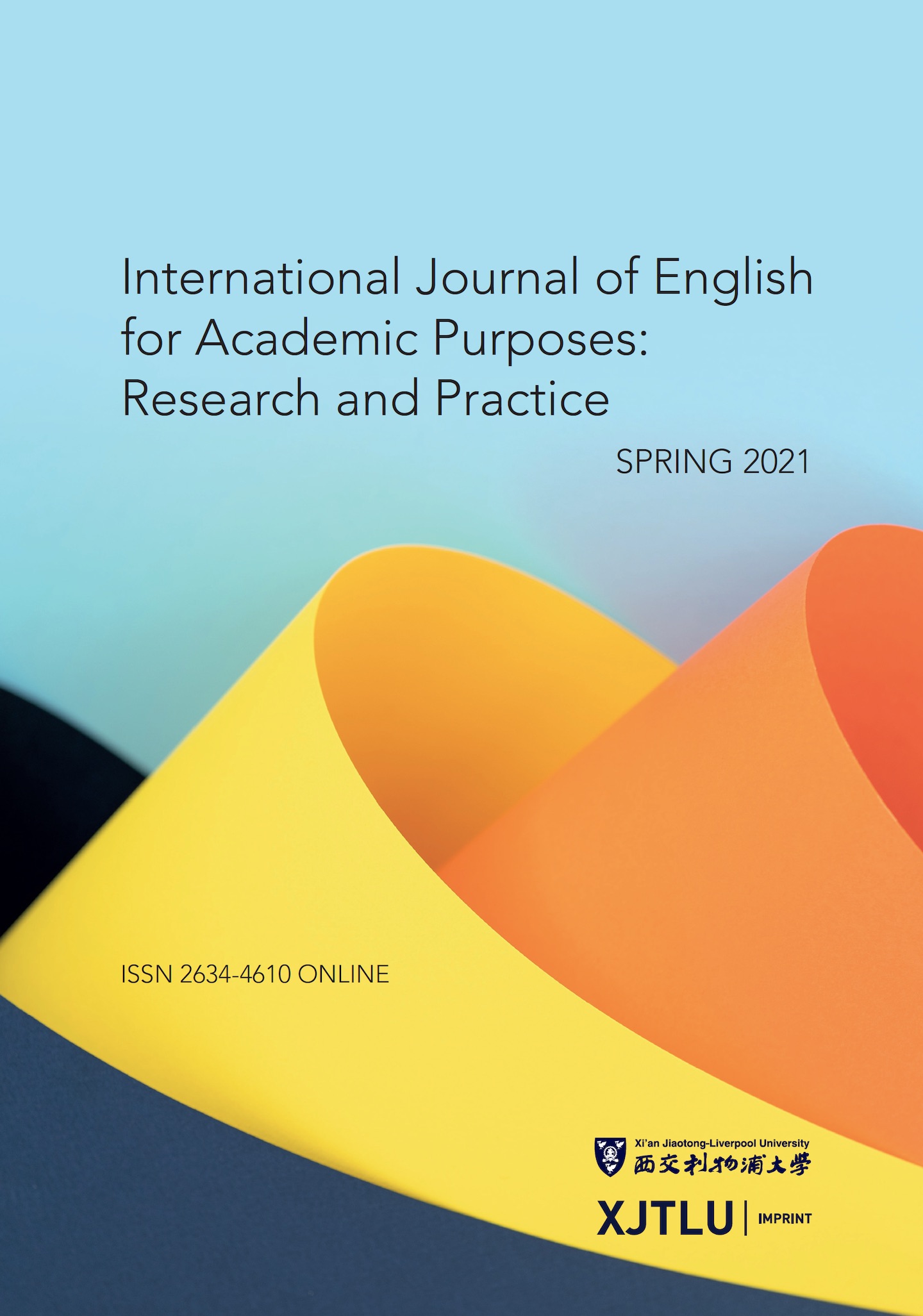 International Journal of English for Academic Purposes: Research and Practice